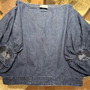 Rachel Comey Blue Denim Top
